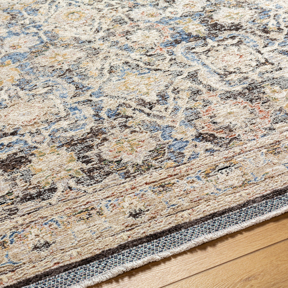 Surya Rivaldo RVD-2306 Machine Woven Area Rug, Cream, 2'4" x 3'9"