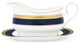 Noritake Odessa Cobalt Gold Gravy Boat and Stand