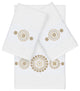 Isabelle 3 Piece Embellished Towel Set