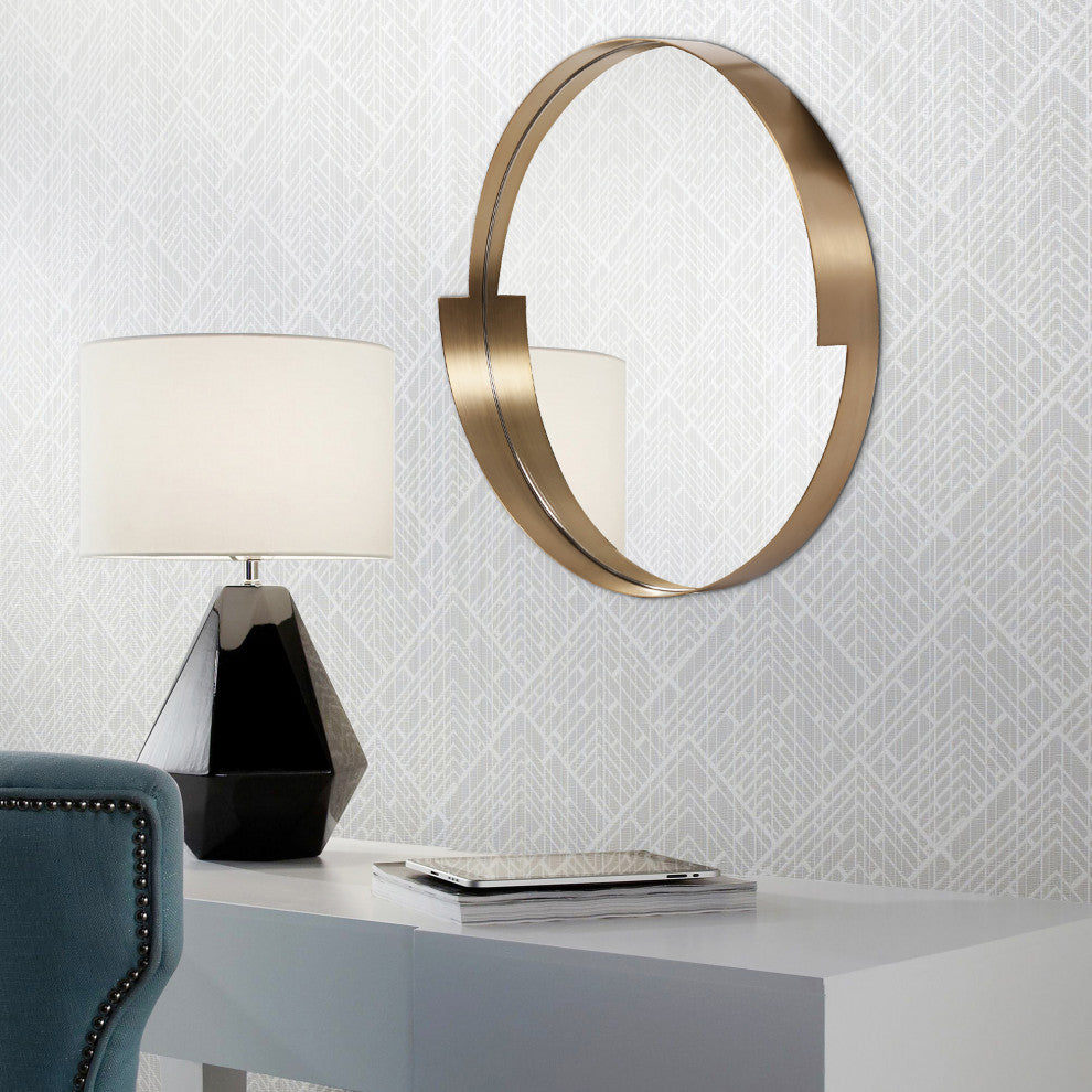 Howard Elliott Intrepid Round Mirror