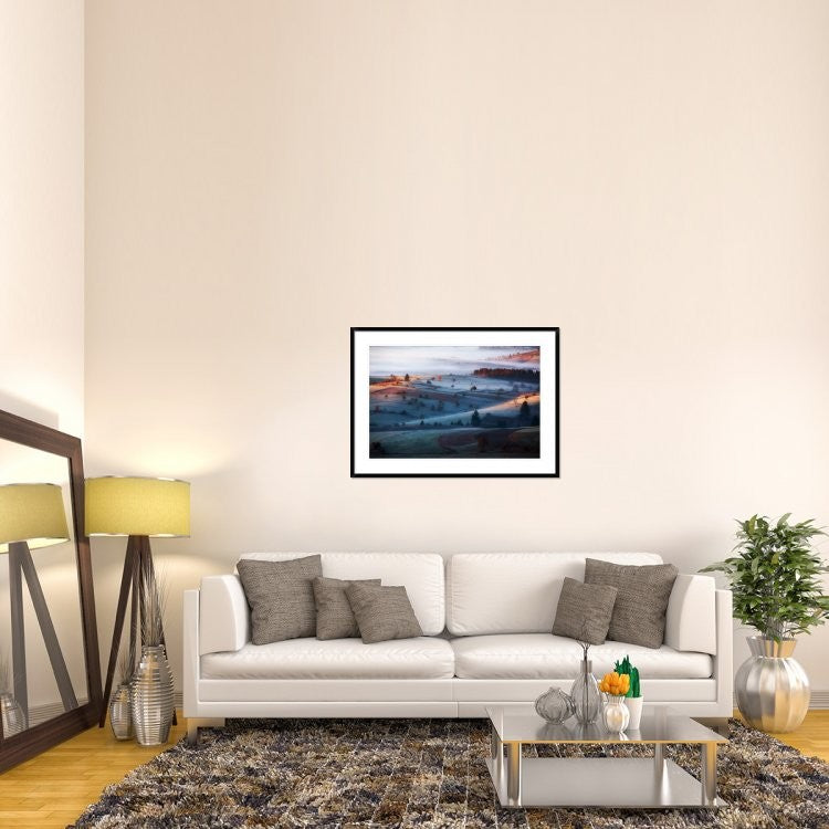 "Mist" Framed Digital Print by Amir Bajrich, 44x32"