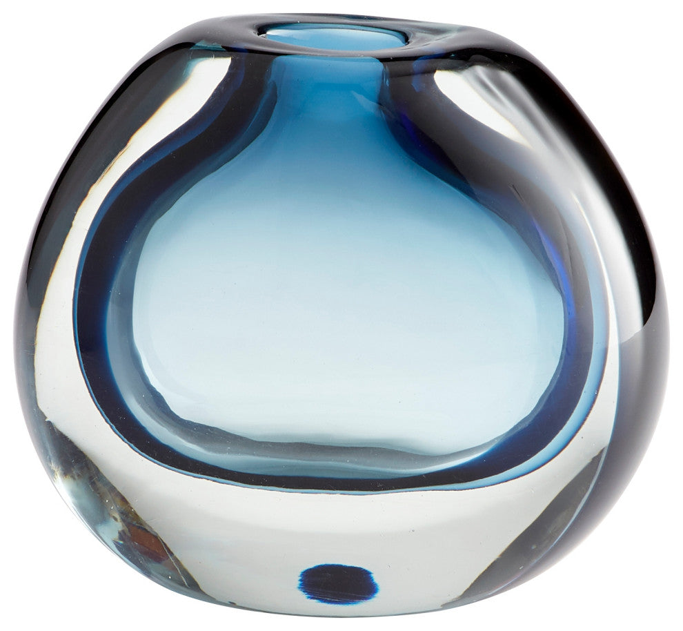 Jacinta Vase, Blue Small