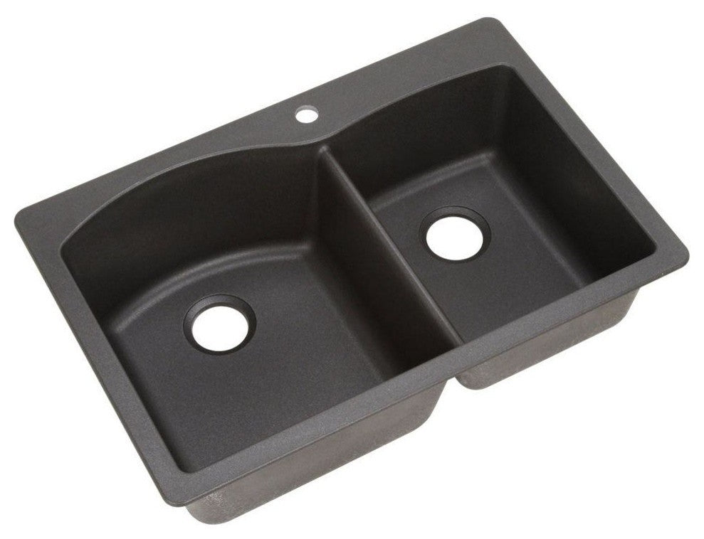 Blanco Diamond Silgranit 1.75 Bowl Kitchen Sink, Anthracite