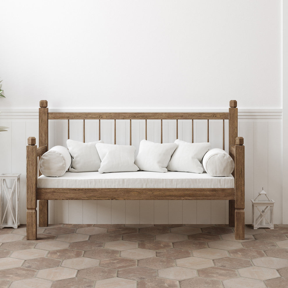 Brickyard Hex Beige Porcelain Floor and Wall Tile