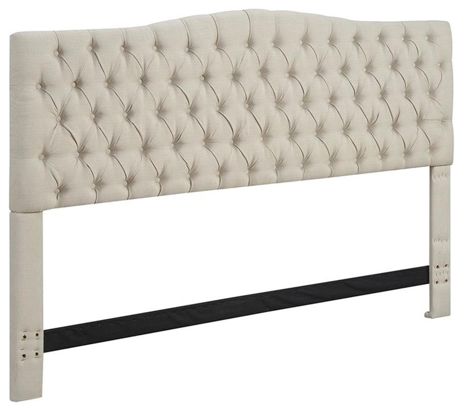 Elle Decor Celeste King Size Headboard Beige Weave