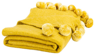 Safavieh Shae Throw Mustard 50" X 70"