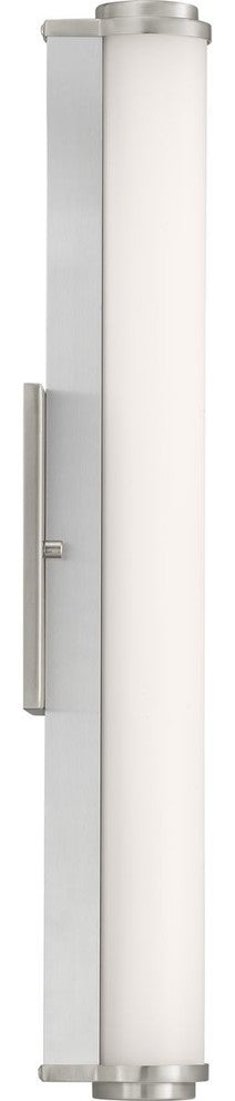 Phase 1.1 LED Collection 24" Brushed Nickel White Shade Modern Bath Vanity Light