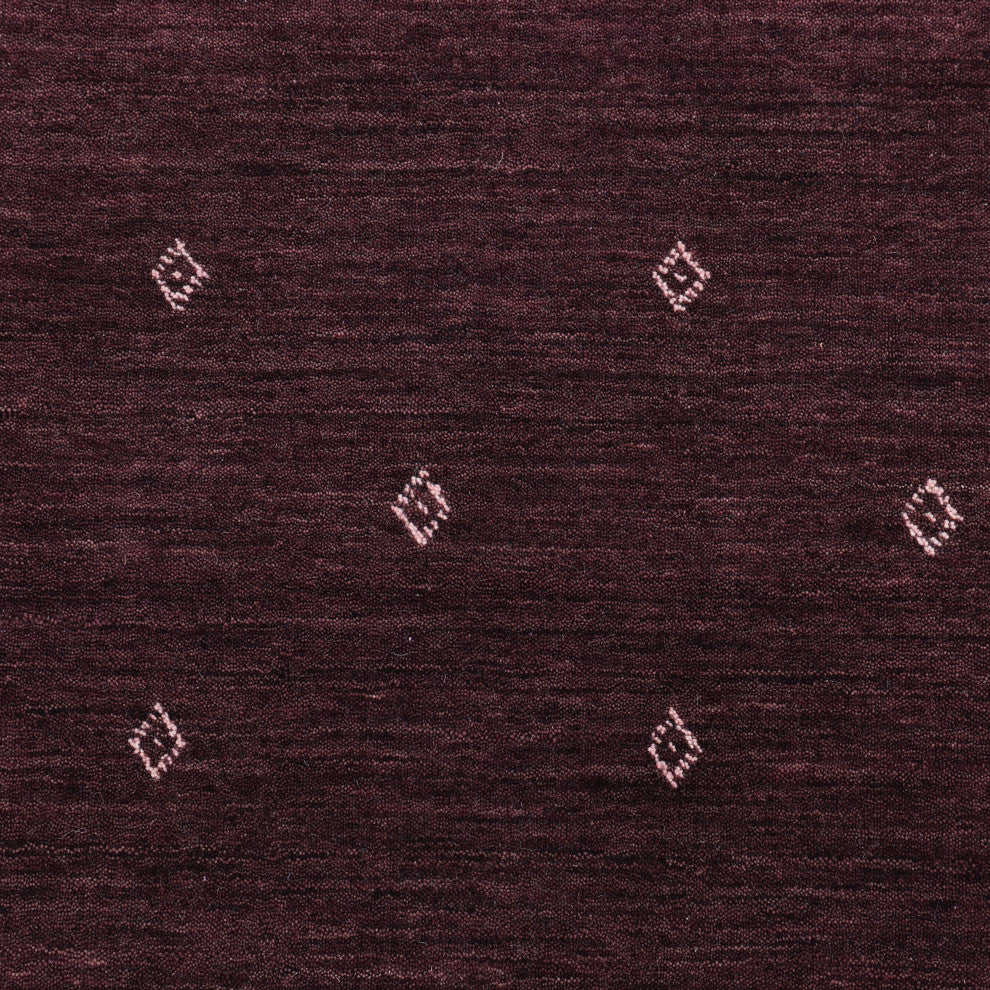 Simi One-of-a-Kind Handmade Area Rug Purple, 5' 0'' x 8' 0''