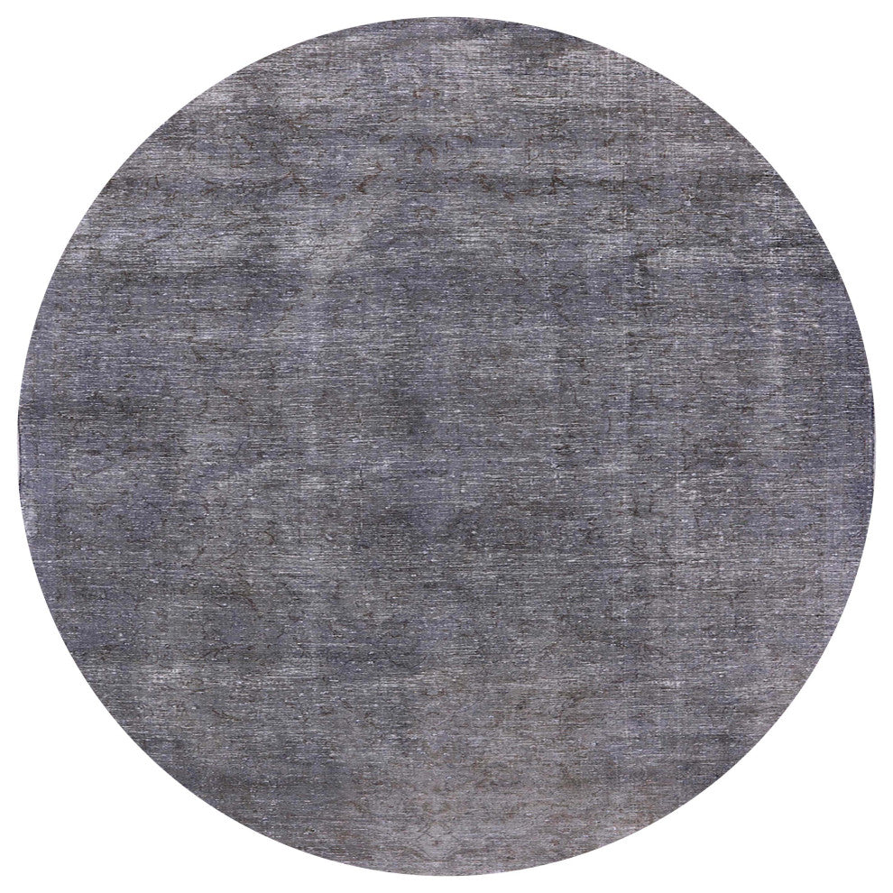 Ahgly Company Indoor Round Mid-Century Modern Area Rugs, 6' Round