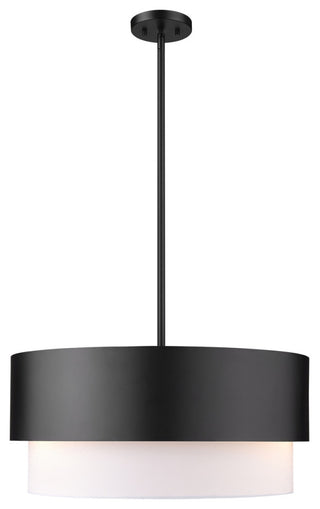 Z-LITE 3-Light Pendant, Matte Black
