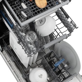 ZLINE Tallac 18" Panel Ready Dishwasher With a Gold Handle, DWVZ-18-G