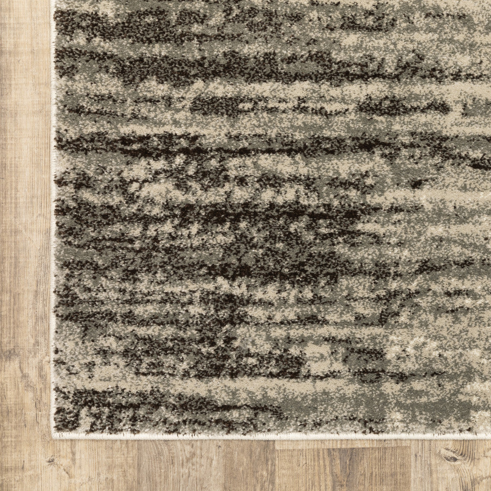 Carolina Abstract Area Rug, Beige, 2'x3'