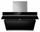 FOTILE Stainless Steel Range Hood Wall Mount, Mechanical Button, 30", Black