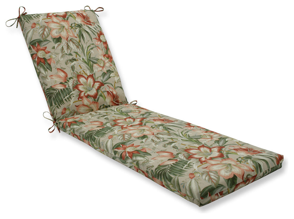 Botanical Glow Tiger Stripe Oversized Chaise Cushion