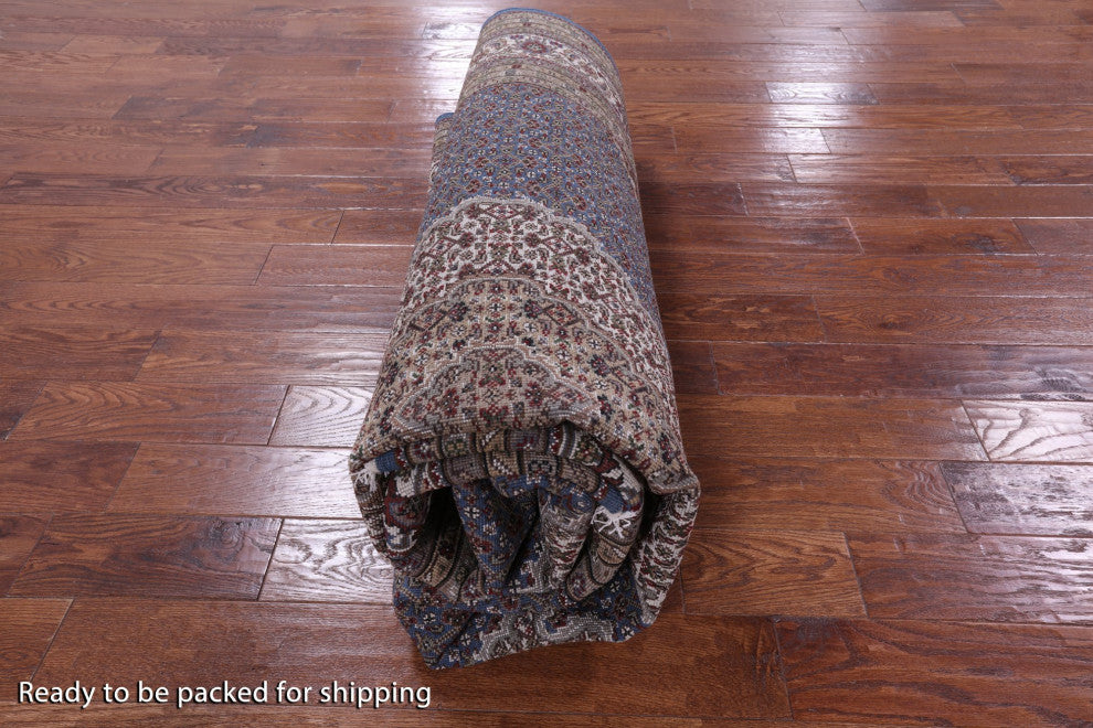 Persian Tabriz Wool and Silk Handmade Rug 7' 10" X 10' 0" Q8914