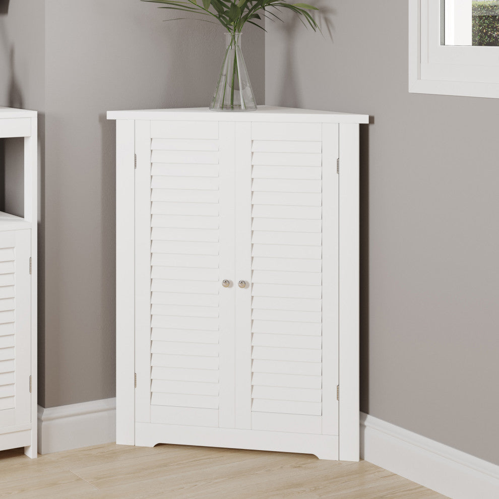 3-Shelf Corner Cabinet
