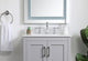 24" Backsplash, Calacatta White