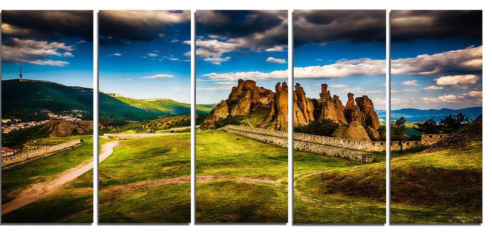 "Belogradchik Fortress and Cliffs" Canvas Print, 5 Panels