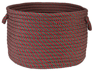 Colonial Mills Basket Joy Basket Red & Green Round