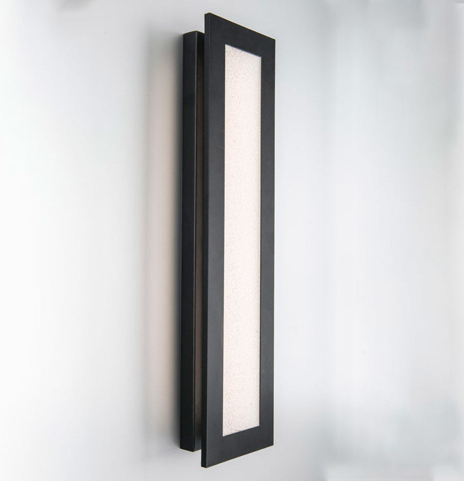 Frost 28" LED Outdoor Wall-Light 3000K, Black