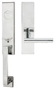 Copenhagen Lever, Mortise Dummy Handleset, Left Hand, Polished Stainless Steel