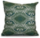 Illuminate Geometric Print Pillow, Green, 16"x16"