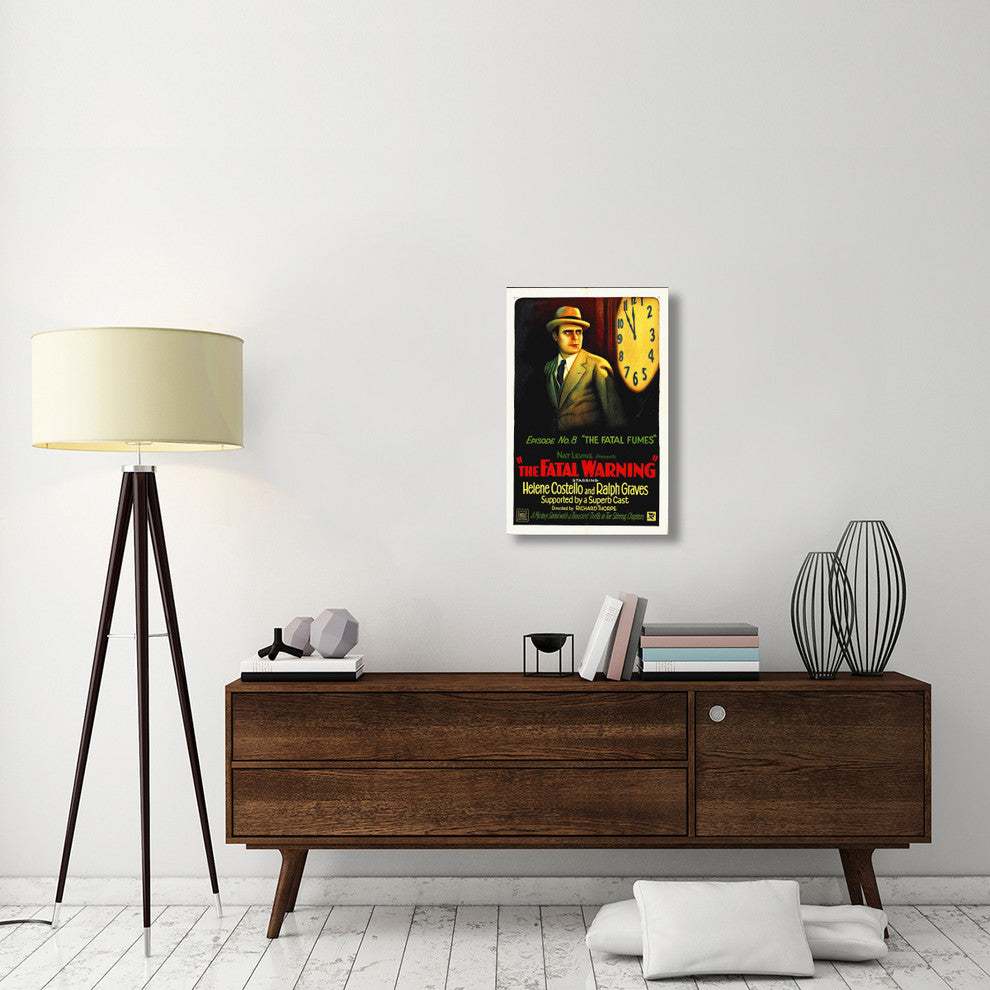 "The Fatal Warning" Stretched Canvas Giclee by Hollywood Photo Archive, 20x30"