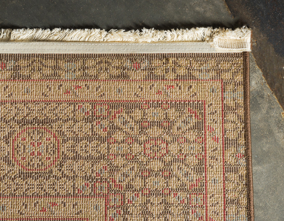 Unique Loom Brown Jackson Palace 2' 0 x 3' 0 Area Rug