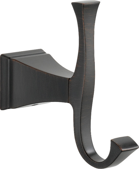 Delta Dryden Double Robe Hook, Venetian Bronze, 75135-RB