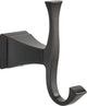 Delta Dryden Double Robe Hook, Venetian Bronze, 75135-RB