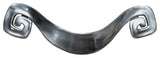 Double Square Spiral Pull, Antique Bronze