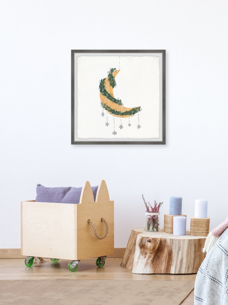 "Hanging Stars" Framed Painting Print, 32x32