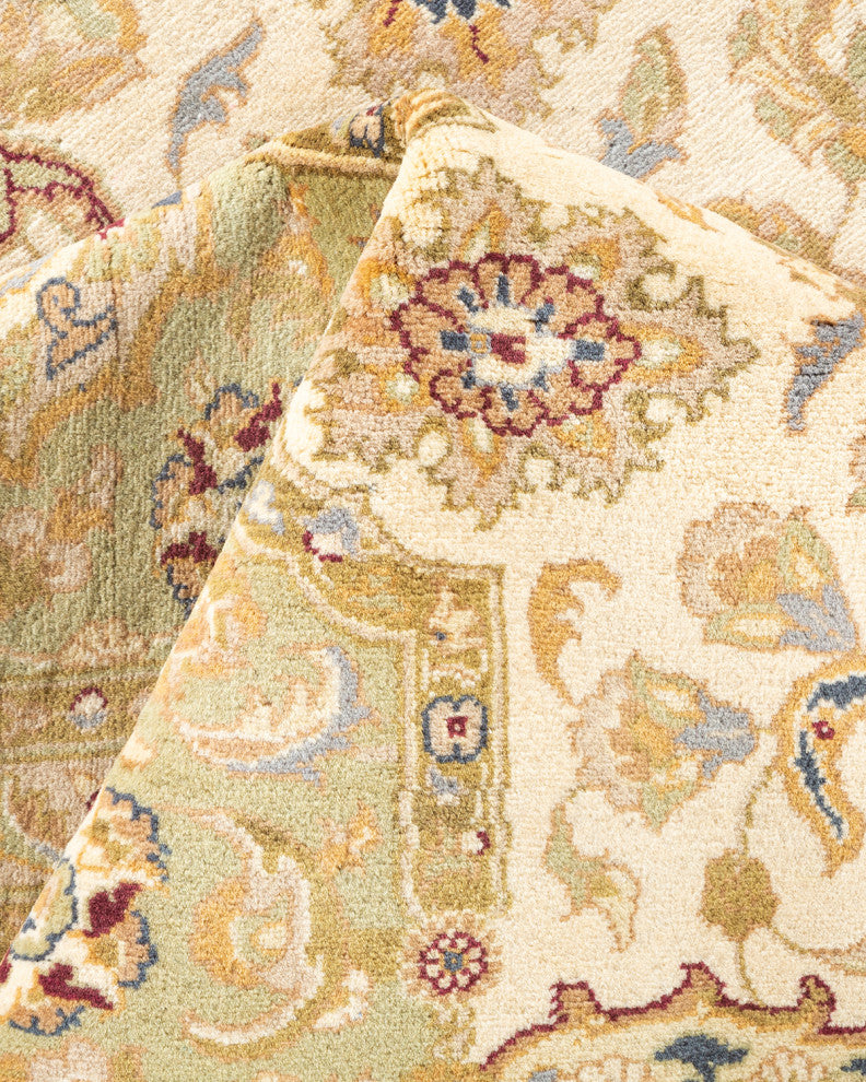 Pandaung One-of-a-Kind Hand-Knotted Area Rug Ivory, 8'2"x12'0"