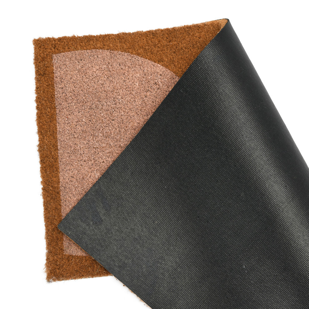 Abstract Print Coir Doormat