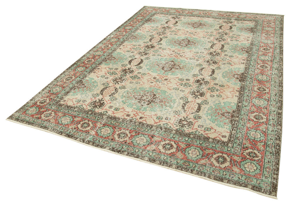 Rug N Carpet - Hand-knotted Turkish 6' 9'' x 9' 10'' Decorative Area Rug