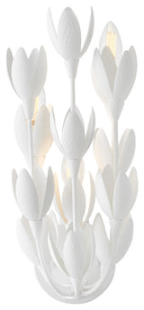 Hinkley Flora Large Sconce, Textured Plaster