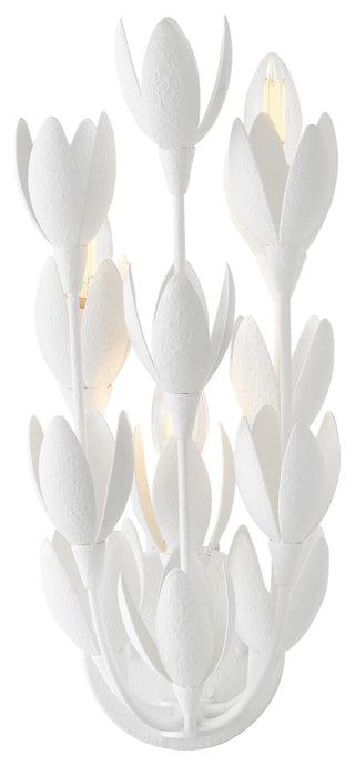 Hinkley Flora Large Sconce, Textured Plaster