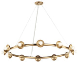 Palta 42" 12 Light Chandelier, Champagne Bronze