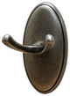 Addison Robe Hook, Aged Pewter
