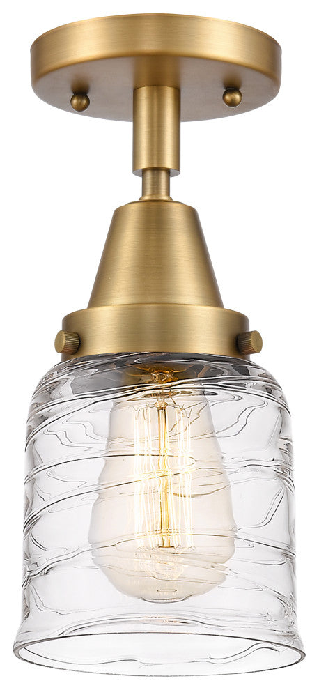 Innovations 447-1C-BB-G513-LED 1-Light Flush Mount, Brushed Brass