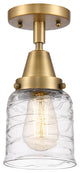 Innovations 447-1C-BB-G513-LED 1-Light Flush Mount, Brushed Brass