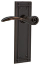 Mission Plate With Swan Lever, Timeless Bronze, Left-Handed