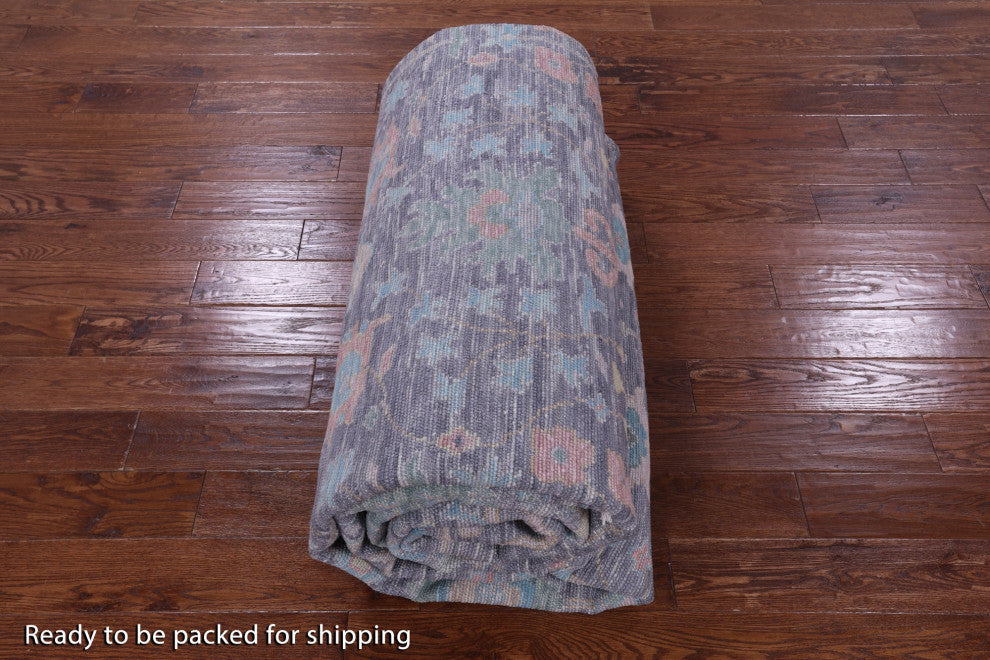 10' 1" X 14' 2" Turkish Oushak Handmade Wool Rug - Q13330