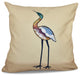 Bird Fashion, Animal Print Pillow, Yellow, 18"x18"