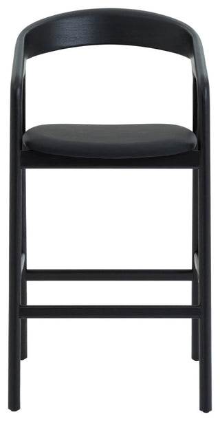 Apache Black Oak Wood and Faux Leather