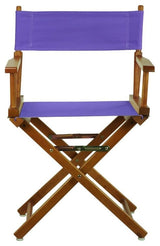 018" Director's Chair Honey Oak Frame-Purple Canvas