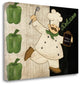 "Chef Delizioso" By Piper Ballantyne, Giclee Print on Gallery Wrap Canvas