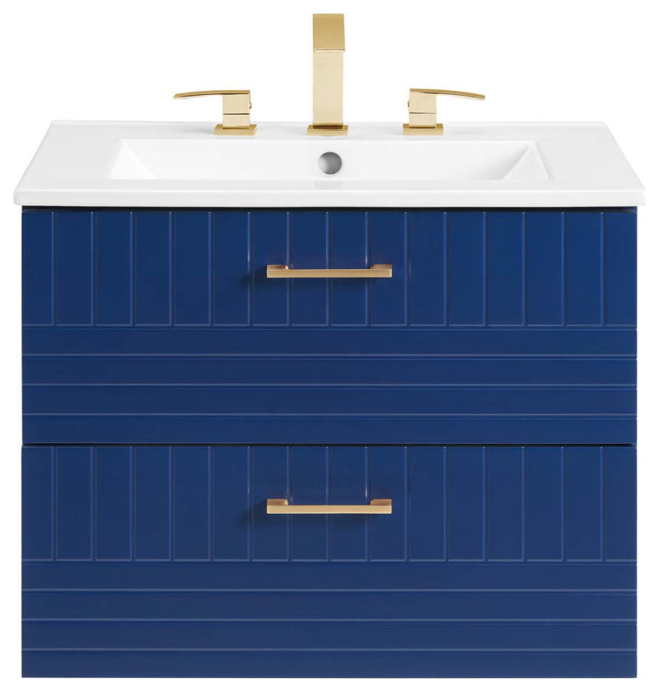 Daybreak 24" Bathroom Vanity, Blue White