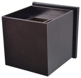 Square Marine Grade Adjustable Wet Location LED Wallwasher, Bronze