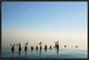 36x24 An Evening with Friends, Framed Artwork, Black